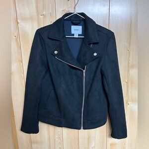 Old Navy Suede Biker Moto Jacket